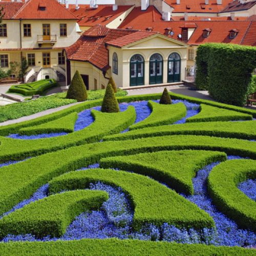 Formal garden, Prague, Czech Republic