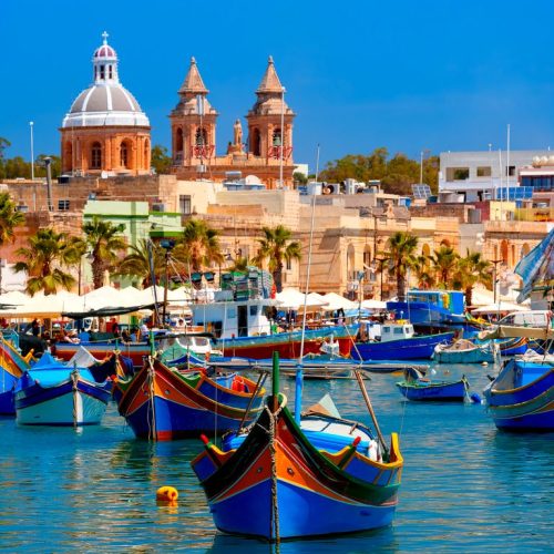 Marsaxlokk-Mediterranean-Village