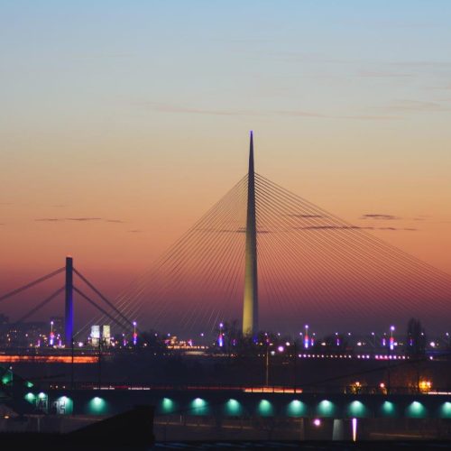 ada-bridge-sava-river-sunset-belgrade-serbia