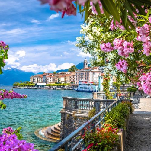 Town,Of,Bellagio,Lungolago,Europa,And,Lakefront,View,,Como,Lake,